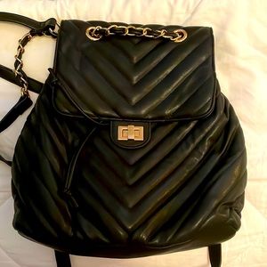 Vegan Chanel like backpack